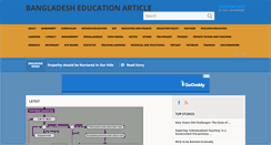 Desktop Screenshot of bdeduarticle.com